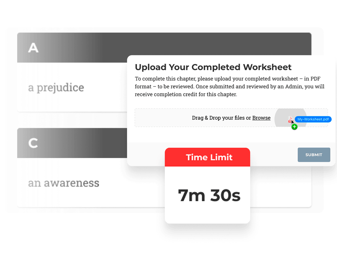 Master Your Skills With Powerful Self-Assessments Challenge your understanding and anchor your learning through reflective assessments designed to deepen your transformation. Track your growth, refine your practices, and prepare for real-world integration of your new identity.